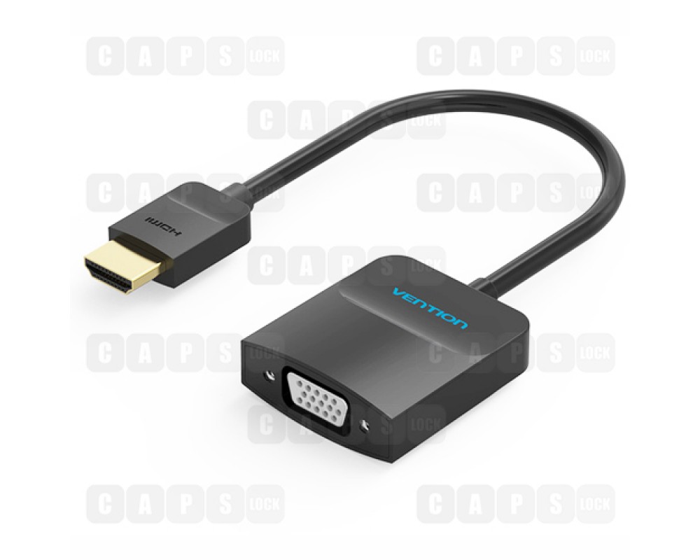 Переходник адаптер HDMI - VGA купить в Минске,цена, конвертер Vention HDMI  папа - VGA мама описание,фото