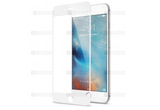 Защитное стекло для iPhone 7 Plus (3D) (белое)
