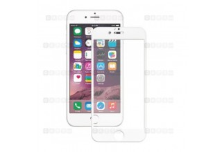Защитное стекло для iPhone 7 (3D) (белое)