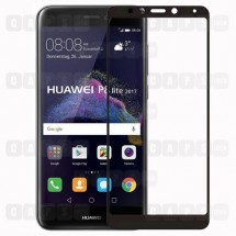 Защитное стекло для Huawei P8 Lite (2017) (3D) (черное)