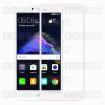 Защитное стекло для Huawei P8 Lite (2017) (3D) (белое)
